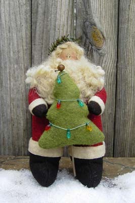 495 - Trim-a-Tree Santa Paper Pattern